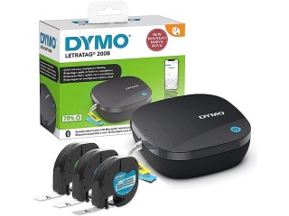 DYMO LetraTag 200B Bluetooth Label Maker, Compact Label Printer, Connects
