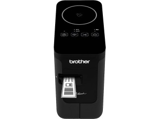 Brother P-touch, PTP750W, Monochrome Wireless Label Maker, NFC Connectivity, USB Interface, Mobile Device Printing, Black