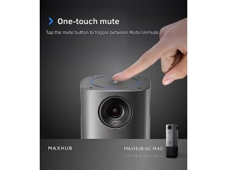 Enther&MAXHUB 360 4K Panoramic All-in-One Video Conference Camera,5 MP 4-Lens Conferenc
