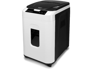 Aurora Commercial Grade 200-Sheet Auto Feed High Security Micro-Cut Paper Shredder/ 60 Minutes