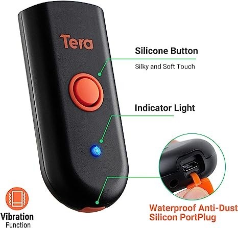 tera-pro-wireless-barcode-scanner-waterproof-shockproof-mini-pocket-2d-scanner-3-in-1-bluetooth-big-0