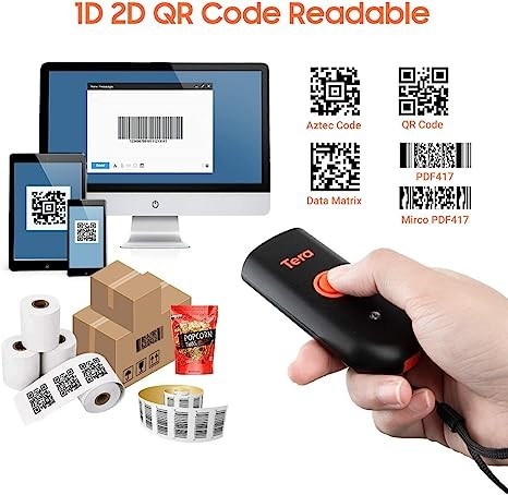 tera-pro-wireless-barcode-scanner-waterproof-shockproof-mini-pocket-2d-scanner-3-in-1-bluetooth-big-2