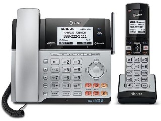 AT&T TL86103 2-Line Corded/Cordless for Small Business with Answering