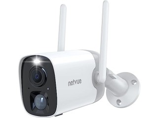 NETVUE Security Camera Wireless Outdoor Combination Suit, 1080P Color Night Vision AI Motion Detection