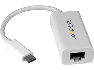 White - USB 3.1 to RJ45 LAN Network Adapter - USB Type C to Ethernet (US1GC30W)