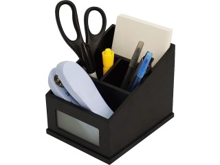 Victor 9538-5 Wood Desk Organizer, Desk Accessories Storage with Compartments -Perfect for Office
