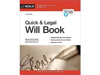 Quick & Legal Will Book Ninth Edition