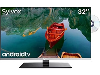 SYLVOX 32 Inch TV 12 Volt Smart TV FHD 1080P DVD Player Built-in ARC CEC WiFi Bluetooth