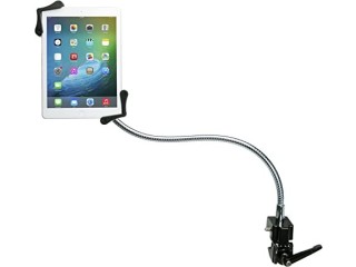Tablet Clamp Stand CTA Heavy-Duty Gooseneck Clamp Stand for iPad 7th/ 8th/ 9th Gen