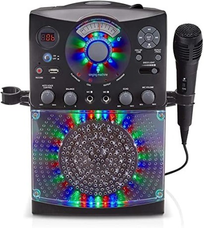 singing-machine-sml385ubk-bluetooth-karaoke-system-with-led-disco-lights-big-0