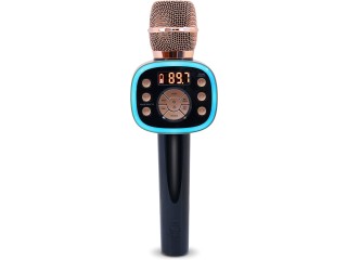 Carpool Karaoke The Mic 2.0 2021 Version, Wireless Bluetooth Karaoke Microphone with Voice Changing