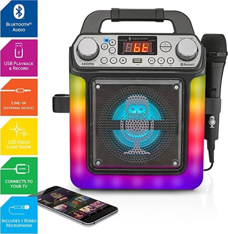 singing-machine-sml652bk-hdmi-groove-mini-portable-karaoke-system-with-bluetooth-and-voice-changing-effects-black-big-1