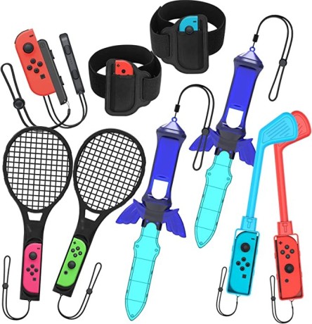 numskull-nintendo-switch-sports-joy-con-accessories-mega-pack-2x-golf-clubs-2x-rackets-2x-arm-bands-big-0