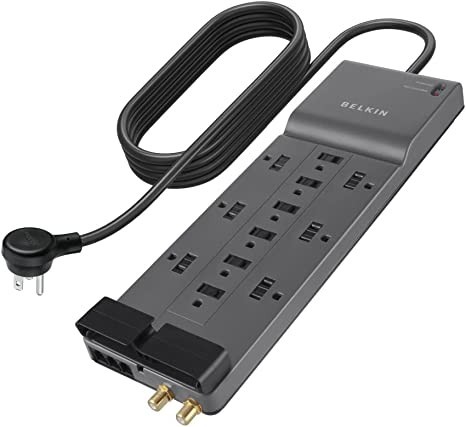 belkin-power-strip-surge-protector-12-ac-multiple-outlets-8-ft-long-flat-plug-heavy-duty-big-0