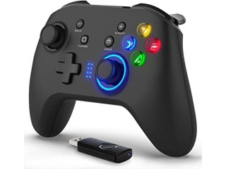 Forty4 Wireless Gaming Controller, Game Controller for PC Windows 7/8/10/11, PS3, Switch, Dual