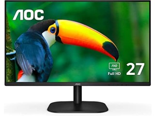 AOC 27B2H 27" Full HD IPS Monitor, 3-Sided Frameless & Ultra Slim Design, HDMI and VGA