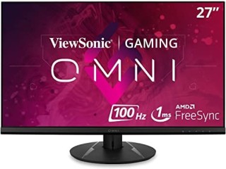 ViewSonic Omni VX2716 27 Inch 1080p 1ms 100Hz Gaming Monitor with IPS Panel, AMD FreeSync,