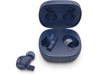 Belkin SoundForm Rise - True Wireless Ear Buds With Wireless Charger Case - Dual Microphone -