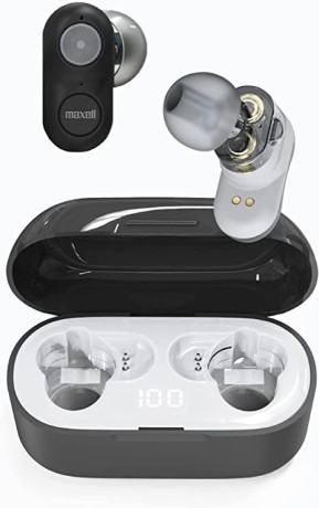 maxell-high-fidelity-dual-driver-true-wireless-earbuds-bluetooth-50-20hrs-of-playtime-ipx3-water-resistant-blackgrey-199652-big-0