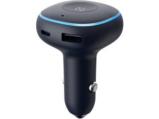 IOttie Aivo Boost Dual Port USB-A/USB-C Car Charger with Alexa Built-in, High