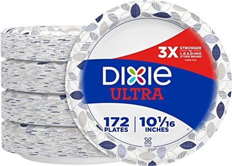 dixie-ultra-paper-plates-10-116-inch-dinner-size-printed-disposable-plate-172-count-4-packs-of-43-plates-big-0