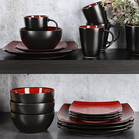 gibson-soho-lounge-16-piece-square-reactive-glaze-dinnerware-set-red-big-1