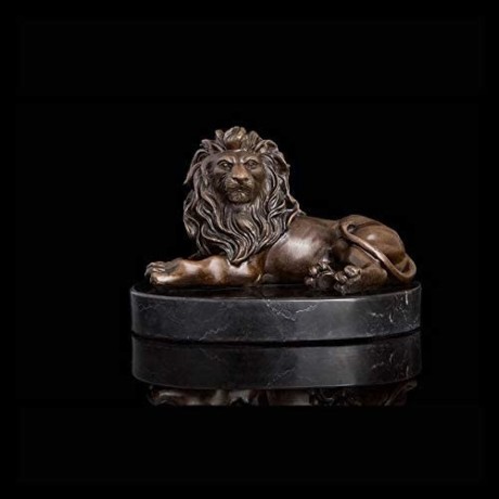 uxzdx-cujux-bronze-sculpture-lying-lion-statue-figurine-antique-wildlife-metal-art-for-home-decoration-big-2