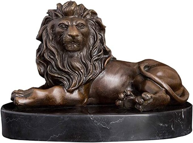 uxzdx-cujux-bronze-sculpture-lying-lion-statue-figurine-antique-wildlife-metal-art-for-home-decoration-big-1