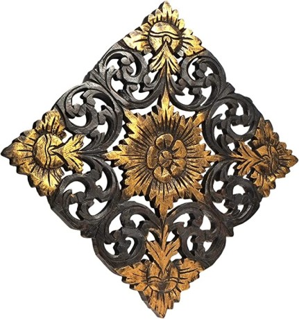 aeravida-antique-flower-2-tone-hand-carved-relief-panel-teak-wood-wall-art-big-1