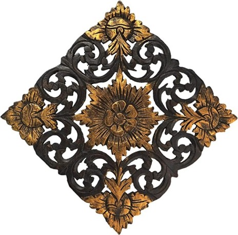 aeravida-antique-flower-2-tone-hand-carved-relief-panel-teak-wood-wall-art-big-0