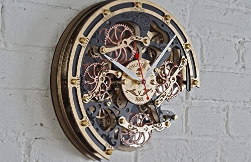 automaton-bite-1682-black-gold-large-wall-clock-moving-gears-mechanical-silent-rotating-wall-art-big-1