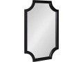 kate-and-laurel-hogan-modern-scallop-wall-mirror-20-x-30-black-decorative-glam-wall-decor-small-0