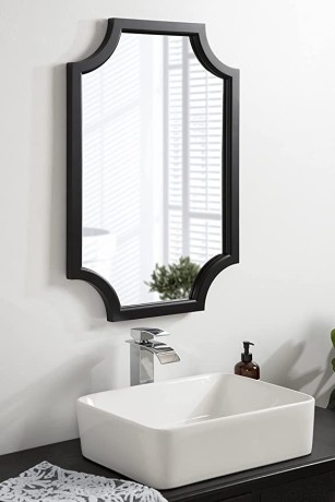 kate-and-laurel-hogan-modern-scallop-wall-mirror-20-x-30-black-decorative-glam-wall-decor-big-1