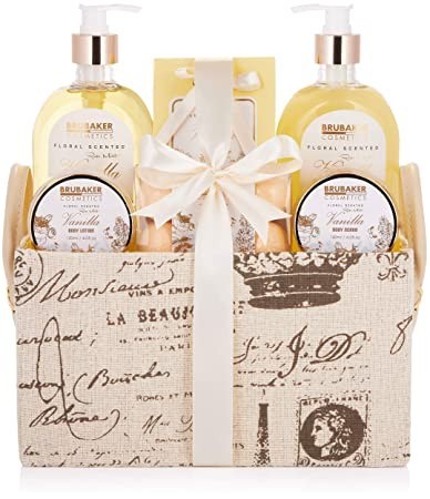 brubaker-cosmetics-bath-and-shower-set-vanilla-mint-fragrance-12-piece-gift-set-in-vintage-handle-box-big-0