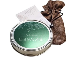 KK Room Fragrance from a Tin | Fragrance Gel Made in Germany | 1 x Fragrance Box Ice Lime 70 g | Attractive Gift Set | Packed in a Jute Bag