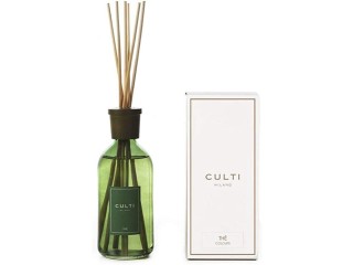 Culti Milano Green Diffuser 500ml - The Sencha and Gayac Wood - 3 Months Burn Time - Sold by the Metre from 10 to 20 m²