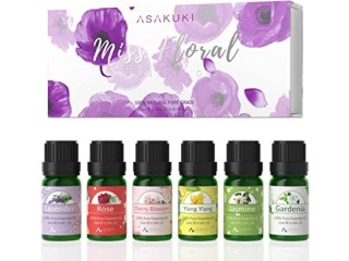ASAKUKI Essential Oils Gift Set, Essential Oils for Diffusers, Pure Fragrance Oils