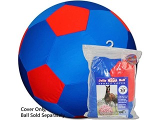Horsemen's Pride Mega Soccer Ball Blue Cover,30-Inch
