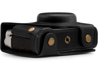 MegaGear MG1892 Ever Ready Genuine Leather Camera Case for Fujifilm X100V, Black