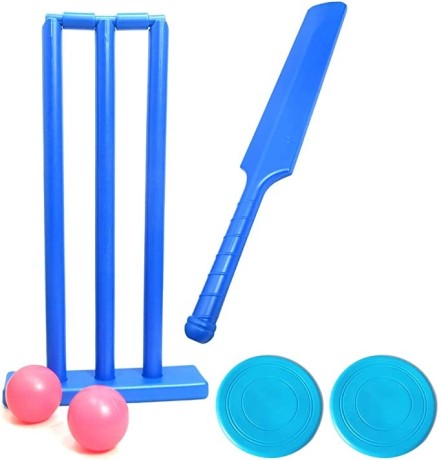 heavy-duty-plastic-cricket-setrandom-color-include-1-bats-2-balls-1-bases-3-stumps-for-indoor-outdoor-beach-game-big-3