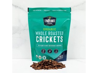 Entomo Farms Whole Organic Crickets 113g Bag Pure Canadian Whole Organic Crickets | Complete Protein | Whole Food, Gluten-Free, Paleo & Keto Diet