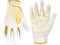 handlandy-youth-football-gloves-sticky-wide-receiver-gloves-for-kids-adult-white-and-gold-stretch-fit-football-gloves-small-0