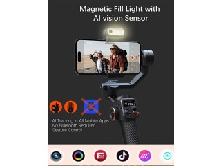 Hohem iSteady M6 Kit Gimbal Stabilizer for Smartphone 3-Axis with Magnetic Fill Light