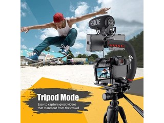 Zeadio Stabilizing Handheld Stabilizer Handle Grip with Accessory Mount for Camera Camcorder DSLR DV Video