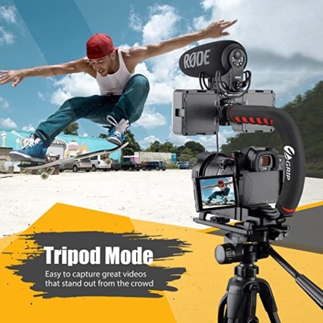 zeadio-stabilizing-handheld-stabilizer-handle-grip-with-accessory-mount-for-camera-camcorder-dslr-dv-video-big-0