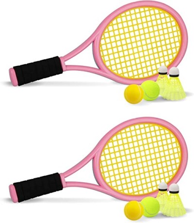 kids-tennis-racket17-inch-plastic-tennis-racket-with-2-soft-balls-big-1