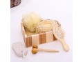 suniney-heart-shaped-wooden-tray-bath-set-for-shower-supplies-small-0