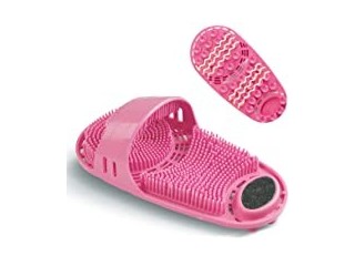 Kibhous Silicone Shower Foot Scrubber Personal Foot Massage and Cleaning