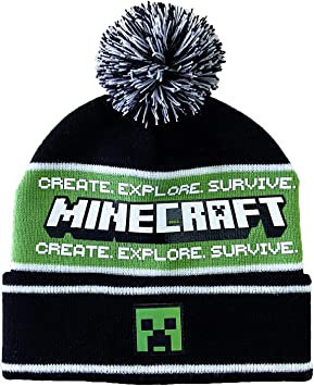 minecraft-logo-creeper-face-boys-beanie-gloves-set-big-2