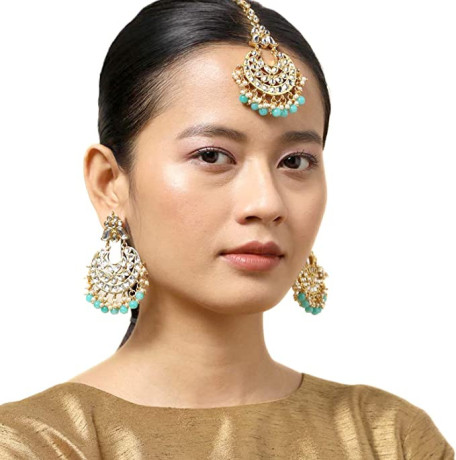 aheli-ethnic-wedding-kundan-pearl-earrings-maang-tikka-set-indian-traditional-jewelry-for-women-big-2